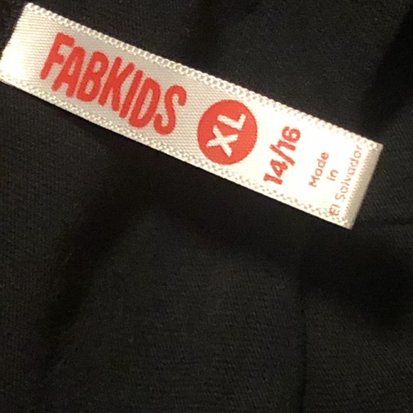 Fabkids Button Front Tiered Dress/Ruffle Sleeves Size XL - Picture 2 of 2